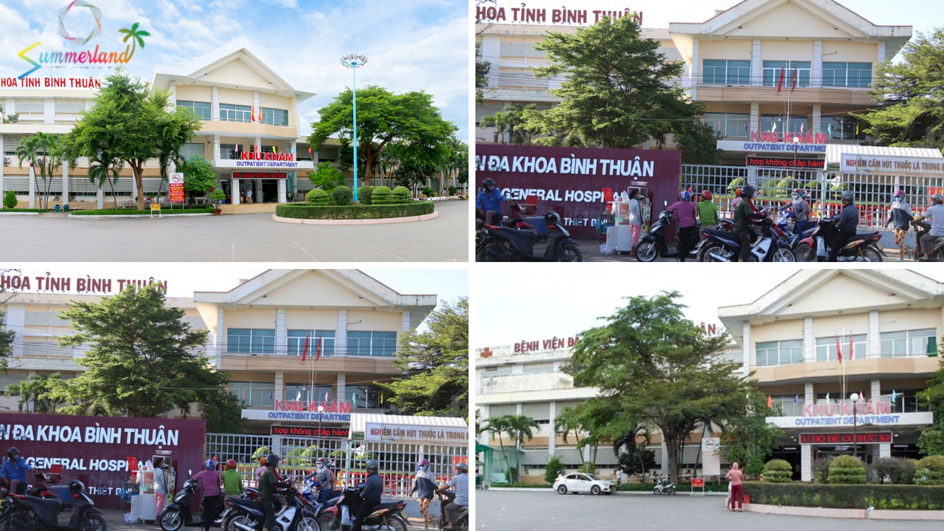 Khuôn viên Bệnh viện Đa khoa Bình Thuận, một trong những địa chỉ khám tai mũi họng hàng đầu