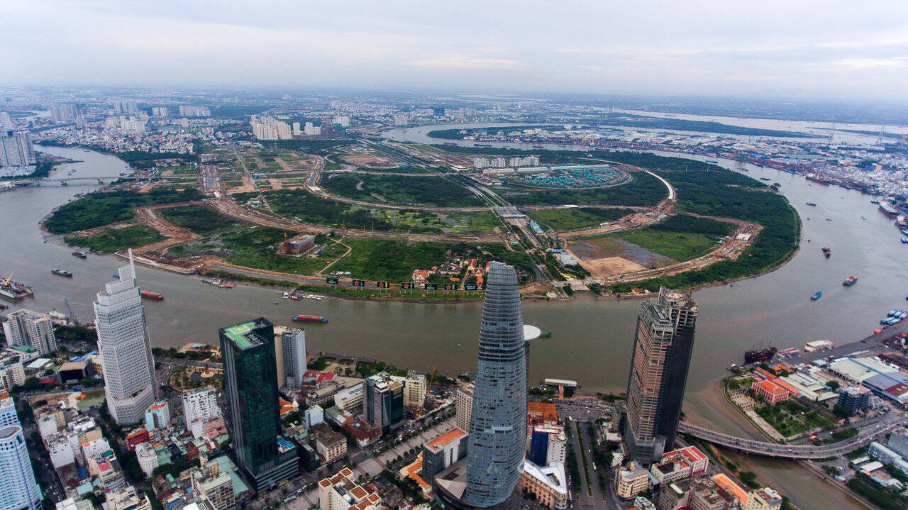 Bản đồ tổng quan vị trí quận 2 cũ trong TP Thủ Đức