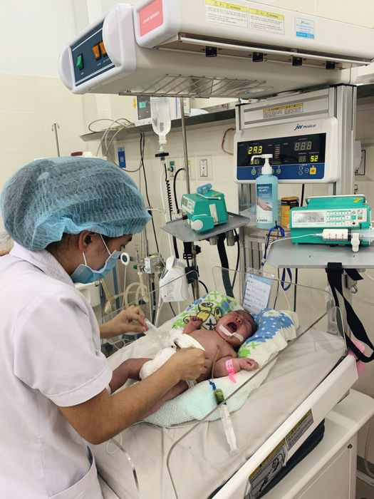 Bên trong Trung tâm Y tế Sản Nhi Quảng Ngãi