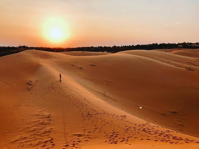 Đồi cát bay Mũi Né thay đổi hình dạng theo gió