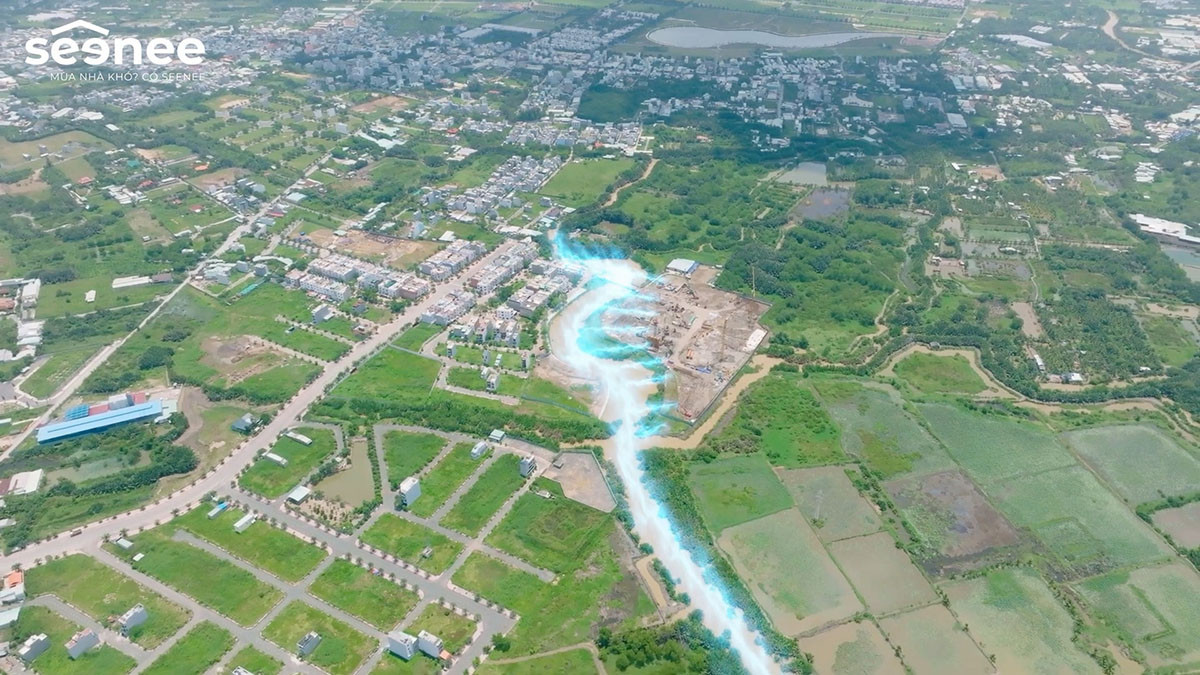 Dòng nước tạo sinh khí cho dự án MT Eastmark City