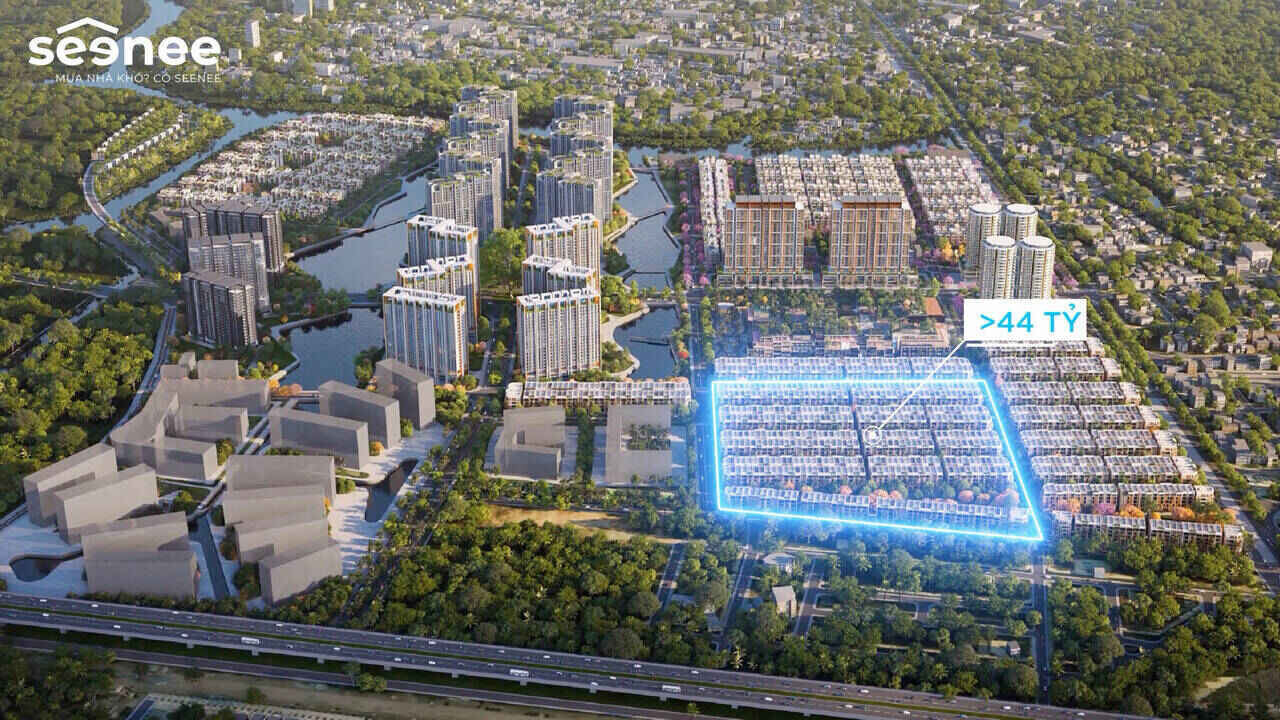 Giá tham khảo nhà phố Soho The Global City mặt bên chùa và khu tái định cư