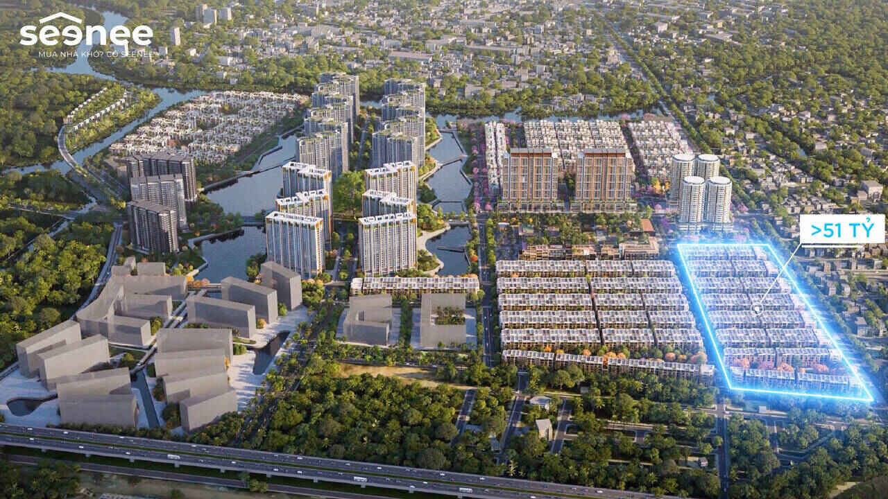 Giá tham khảo nhà phố Soho The Global City mặt tiền Đỗ Xuân Hợp