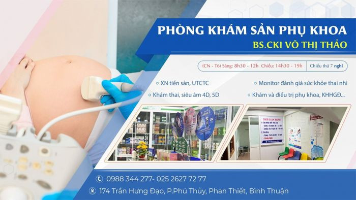 Hình ảnh một góc Phòng Khám Sản Phụ Khoa BS.CKI Võ Thị Thảo tại Bình Thuận