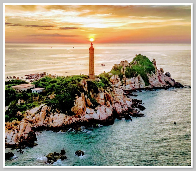 Hoàng hôn tuyệt đẹp tại Mũi Kê Gà, thị xã La Gi Bình Thuận