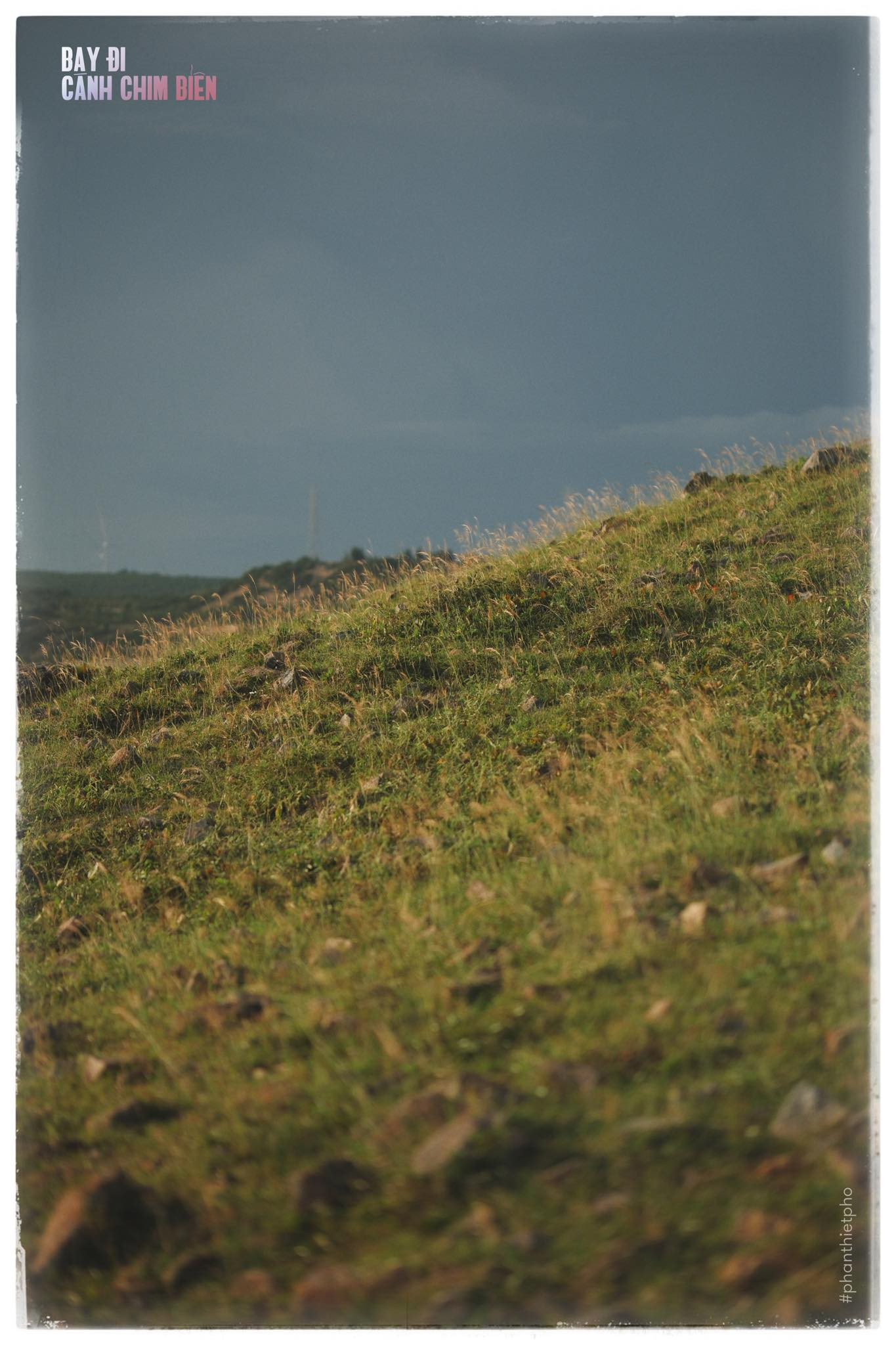 Khoảnh khắc bình yên bên bờ biển Hòn Rơm Mũi Né vào buổi chiều tháng 10