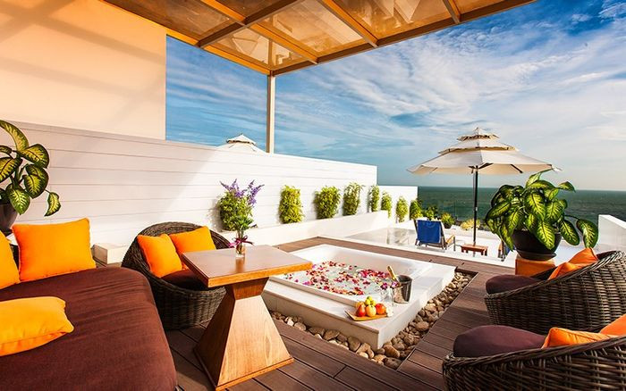 Không gian sống sang trọng bên trong villa gia đình tại The Cliff Resort Mũi Né