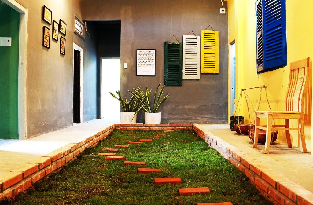 Không gian xanh mát tại Bonnie Homestay Mũi Né