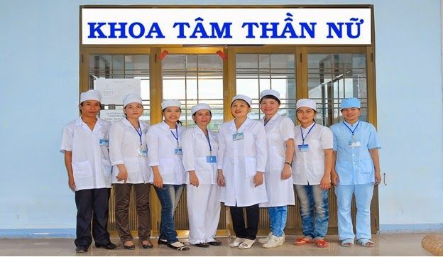Khu vực khám bệnh tại Bệnh viện Tâm Thần Quảng Ngãi