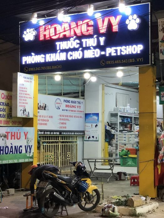 Mặt tiền Trung tâm Y tế Thú Cưng Hoàng Vy