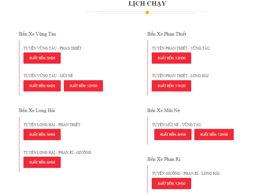 Minh họa một loại xe khách thường dùng cho tuyến Vũng Tàu - Mũi Né