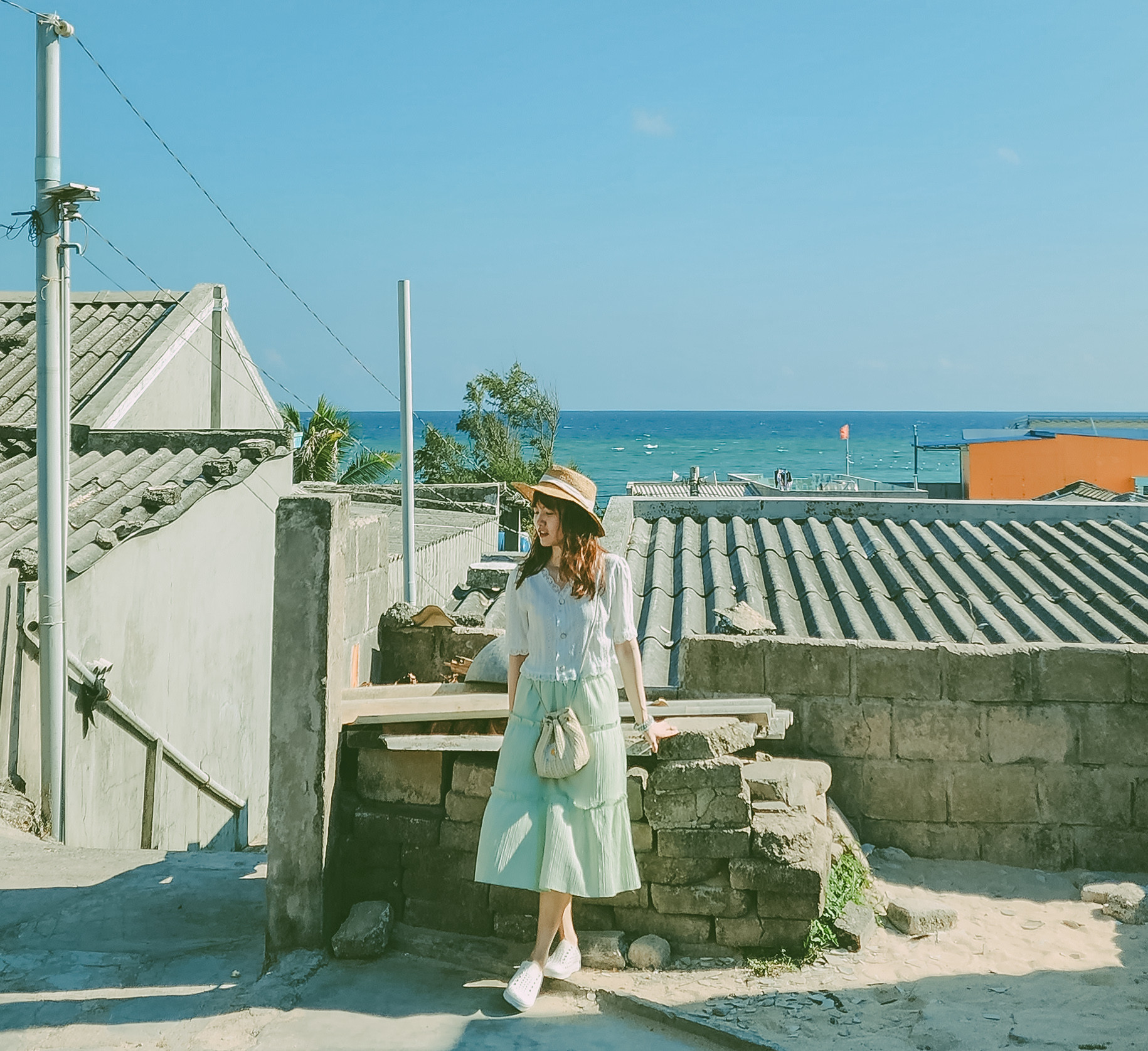 Những ngôi nhà nhỏ bình dị tại Làng Chài Tam Thanh, tái hiện cuộc sống ngư dân đảo Phú Quý