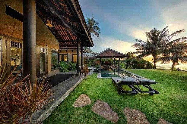 Phong cảnh khu nghỉ dưỡng Anantara Mui Ne Resort với vườn cây xanh mát