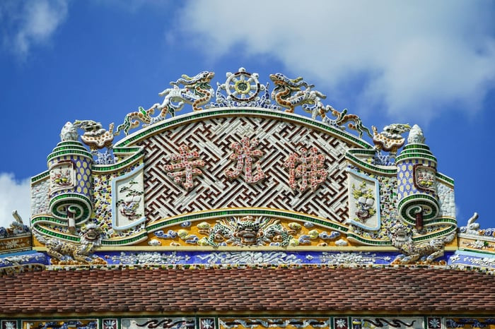 Sự hài hòa giữa nét cổ kính và hiện đại ở Chùa Phật Quang