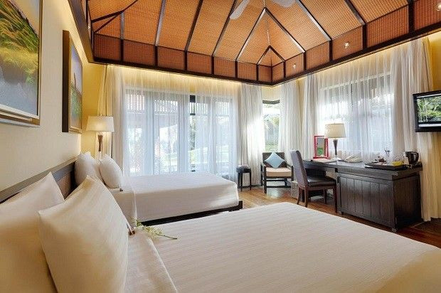 Tầm nhìn hướng biển từ Hạng phòng Biển Xanh Deluxe tại Anantara Mui Ne Resort