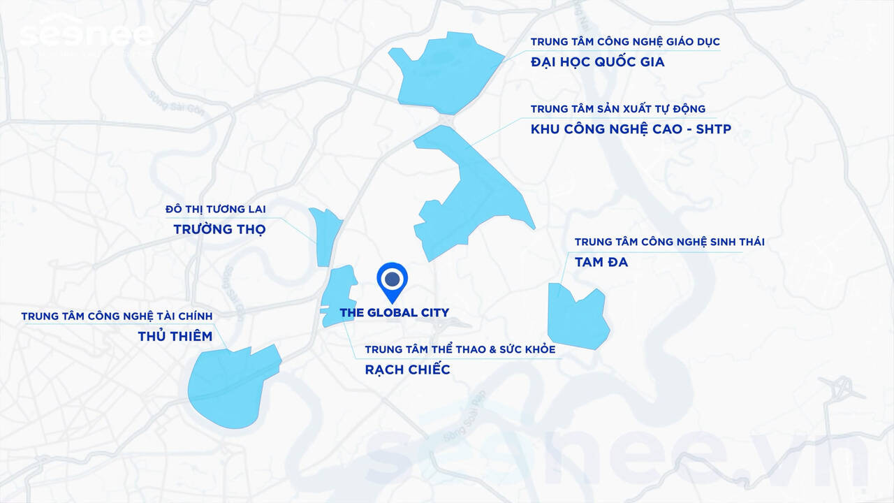 Tiện ích ngoại khu đa dạng phục vụ cư dân The Global City