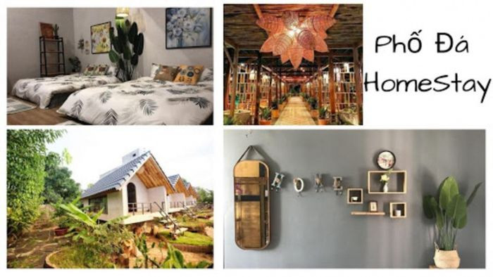 Toàn cảnh Phố Đá Resort tại Bình Tân, Lagi, một lựa chọn resort Cam Bình giá rẻ với không gian độc đáo