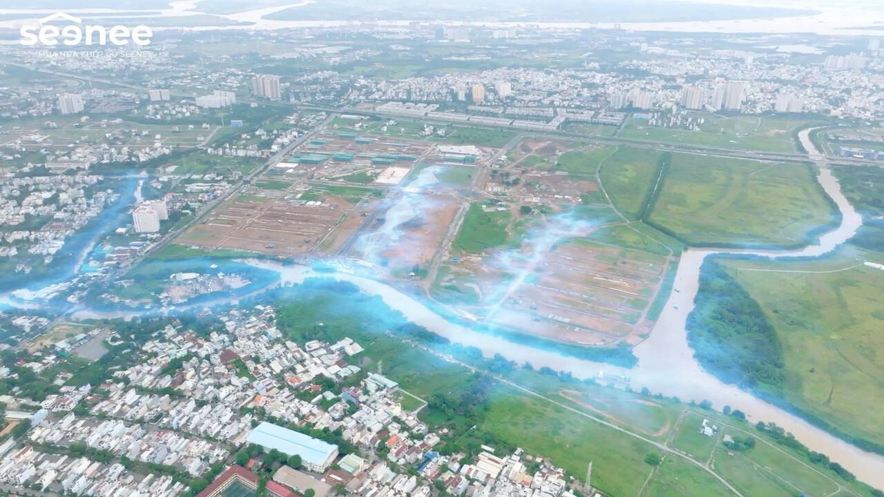 Tổng thể dự án The Global City với yếu tố nước bao quanh