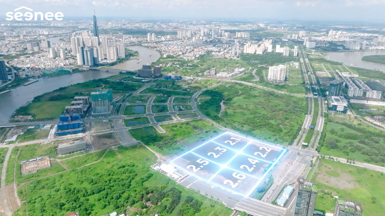 Vị trí dự án Eco Smart City Thủ Thiêm tại Khu chức năng 2A