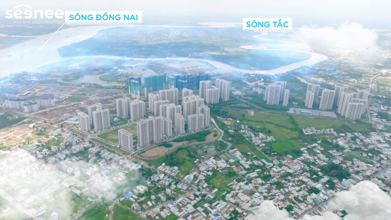 Vị trí ven sông Đồng Nai và sông Tắc của dự án Vinhomes Grand Park