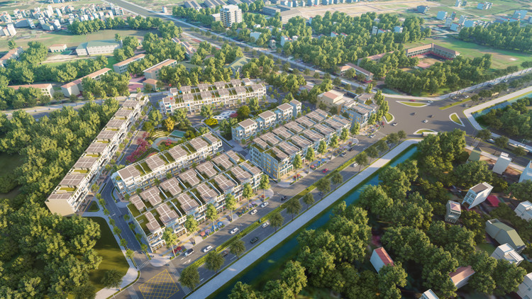 Đa dạng loại hình sản phẩm nhà phố, biệt thự tại Hưng Lộc Homes