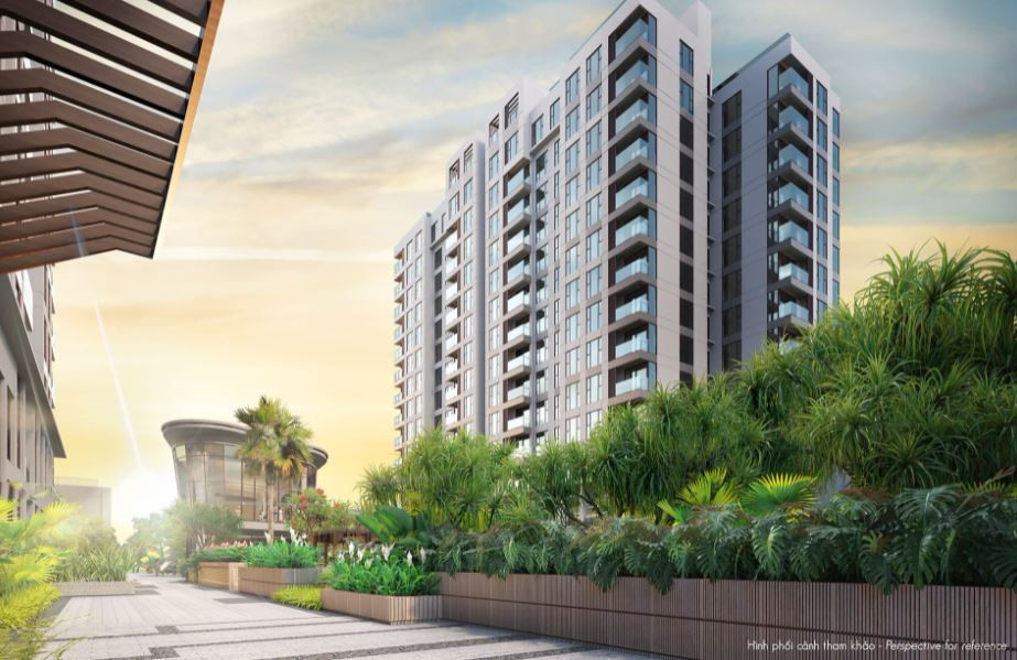 Dự án Cardinal Court Quận 7 nhìn từ trên cao