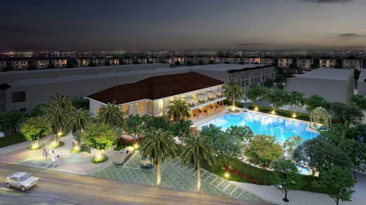 Hồ bơi hiện đại tại dự án Senturia Nam Sài Gòn