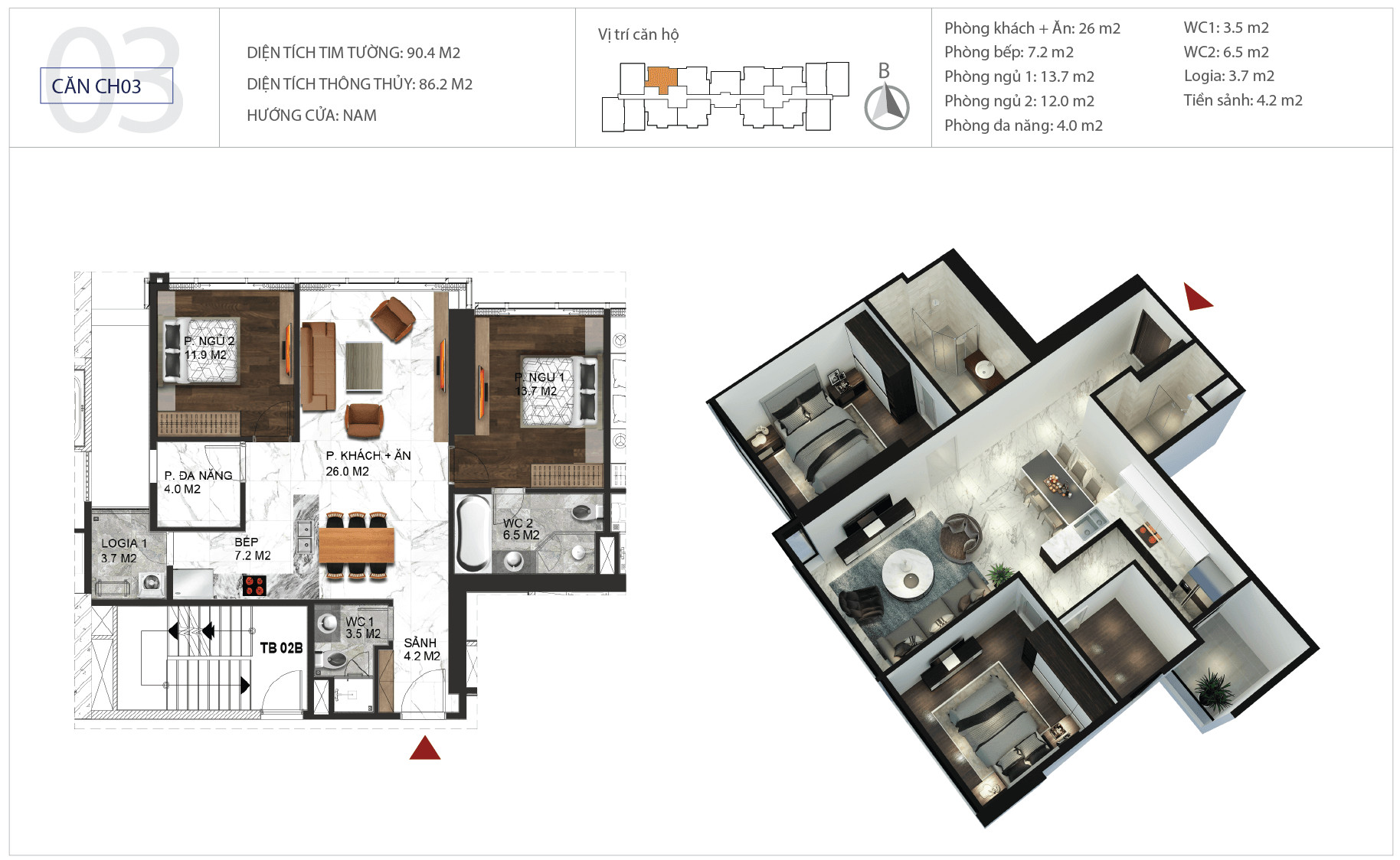 Mặt bằng căn hộ 03
