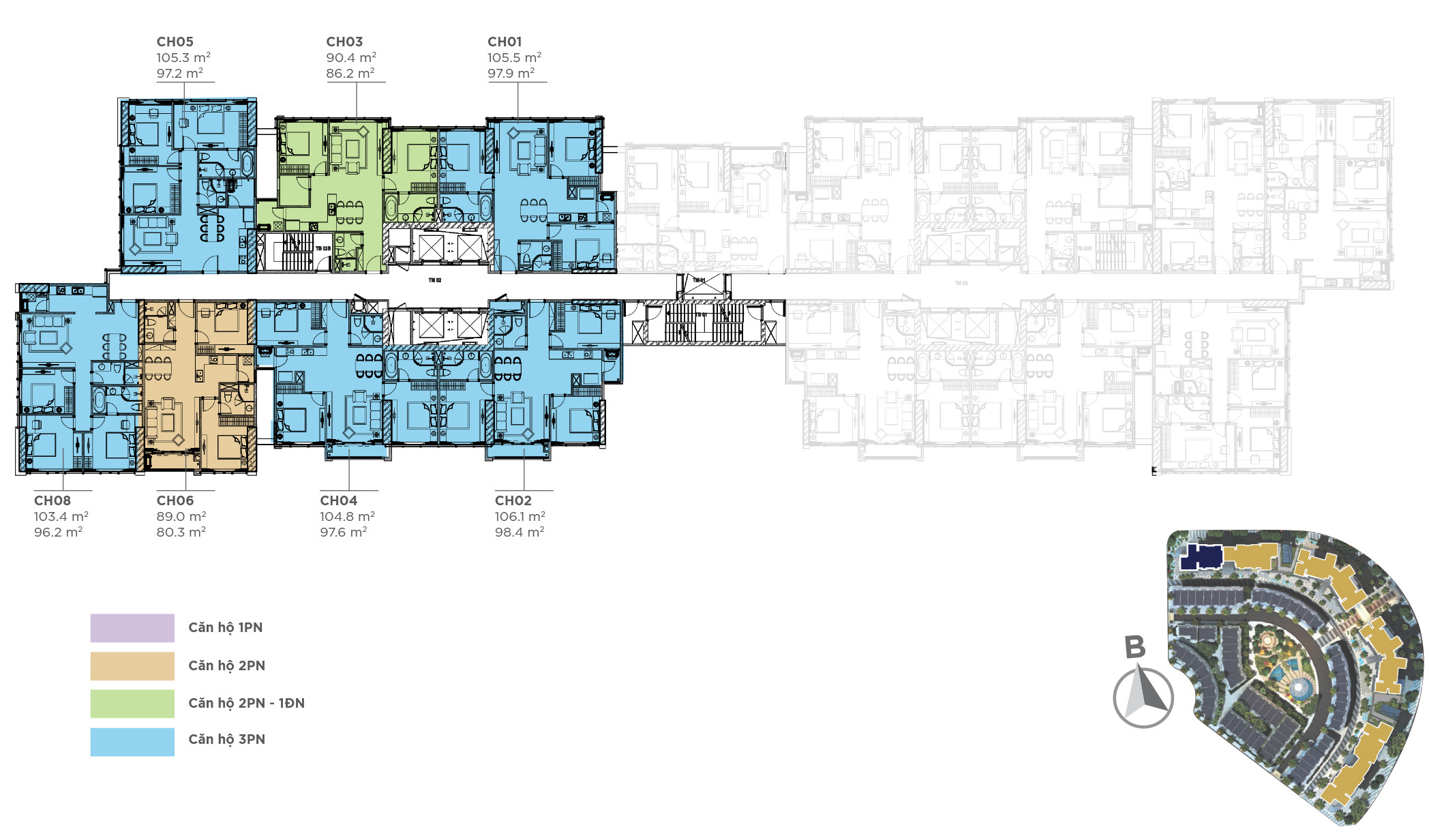 Mặt bằng tổng thể dự án
