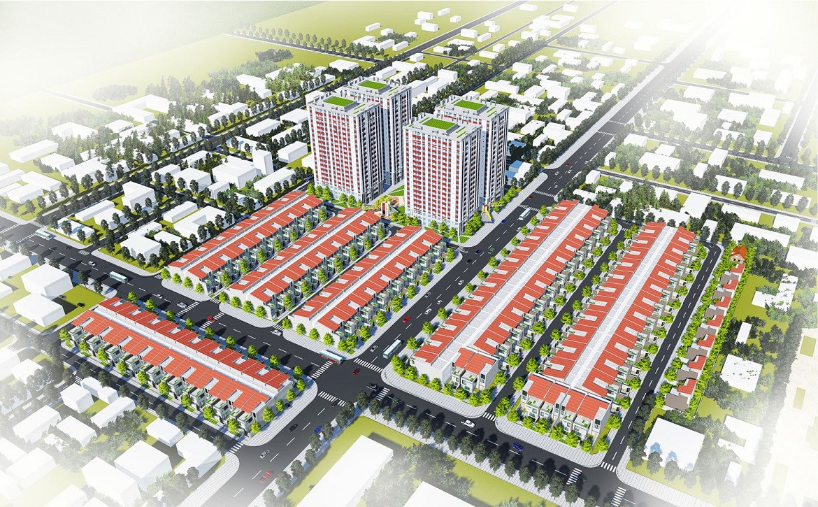 Mặt bằng tổng thể quy hoạch Khu dân cư Golden City 12