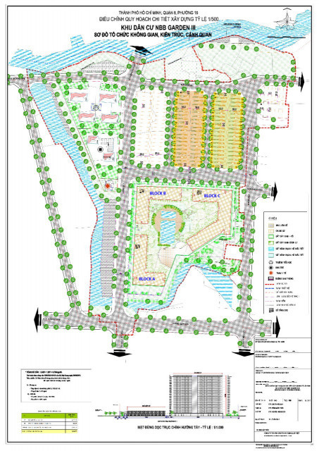Phối cảnh tổng thể Căn hộ chung cư City Gate 3 Quận 8 nhìn từ trên cao, thể hiện quy mô và kiến trúc hiện đại