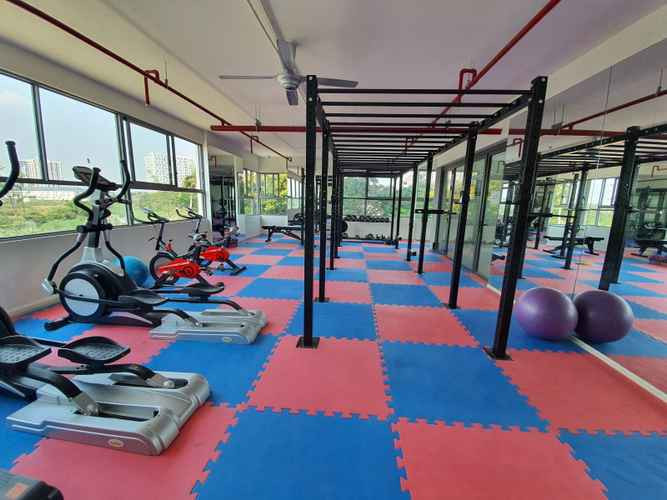 Phòng gym hiện đại với trang thiết bị đầy đủ tại Hausneo