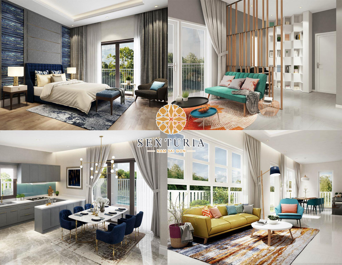 Thiết kế nhà mẫu dự án Senturia Nam Sài Gòn