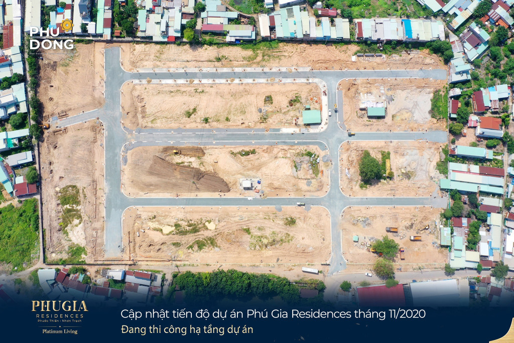 Toàn cảnh dự án Phú Gia Residences từ trên cao
