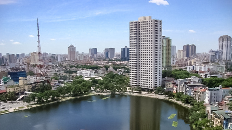 Tổng thể kiến trúc hiện đại của dự án Ngọc Khánh Plaza