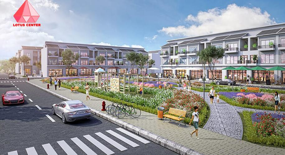 Bản đồ quy hoạch tổng thể Khu Đô Thị Nam Phong Diamond City (Lotus Center) tại Cần Đước