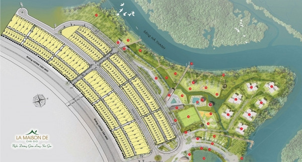 Bản đồ vị trí chiến lược của Khu đô thị La Maison De Cần Giờ