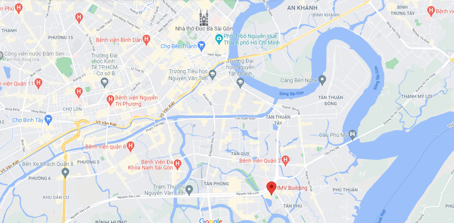 Bản đồ vị trí IMV Building Quận 7