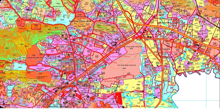 Bản đồ vị trí Khu công nghiệp Cộng Hoà Chí Linh