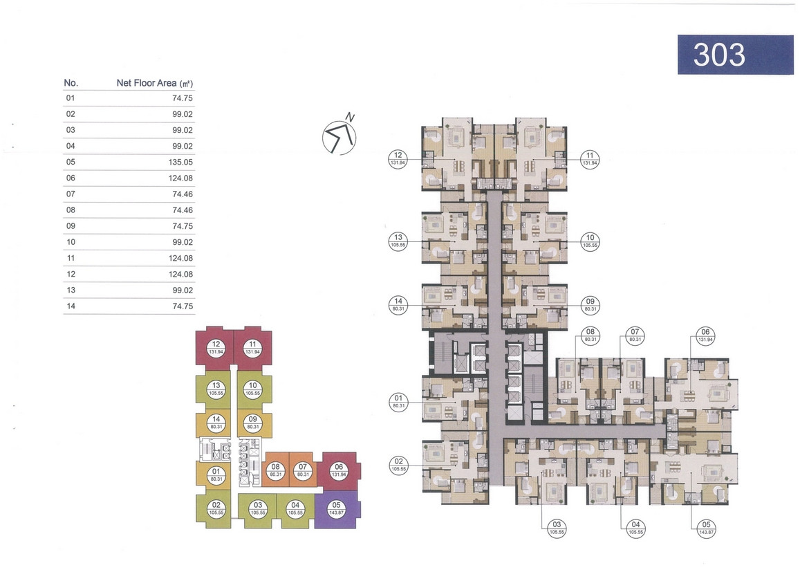Bản vẽ mặt bằng chi tiết từng tầng của tòa nhà văn phòng HDTC Bến Thành, mô tả bố trí không gian.