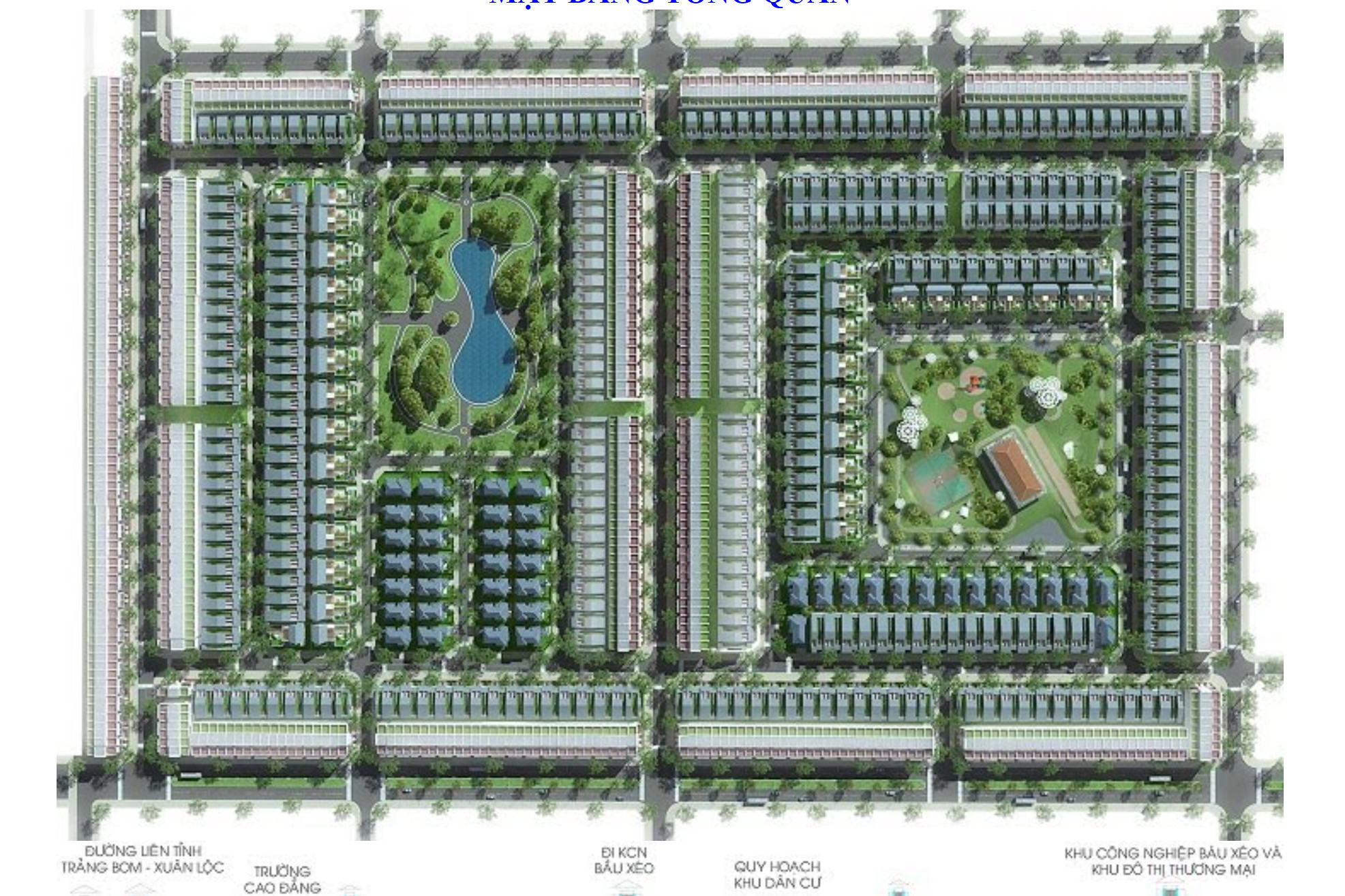 Bản vẽ mặt bằng tổng thể quy mô của dự án Gold Hill Center