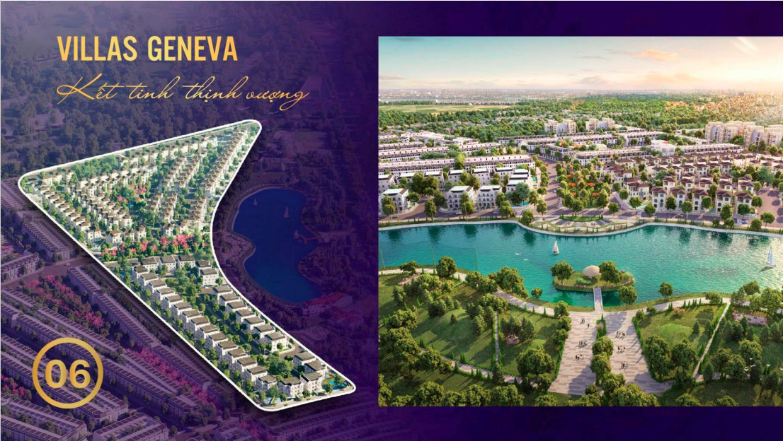 Biệt thự Villas phân khu Geneva Eco City Premia với không gian sống xanh đẳng cấp