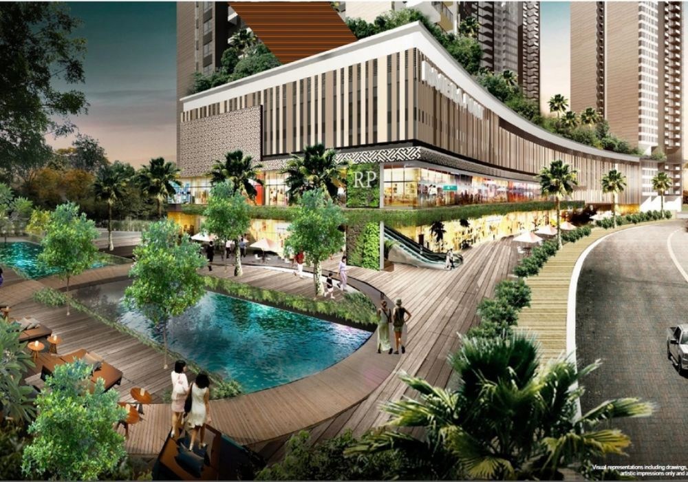 Căn hộ chung cư The Infiniti Riviera Point Quận 7 nhìn từ trên cao
