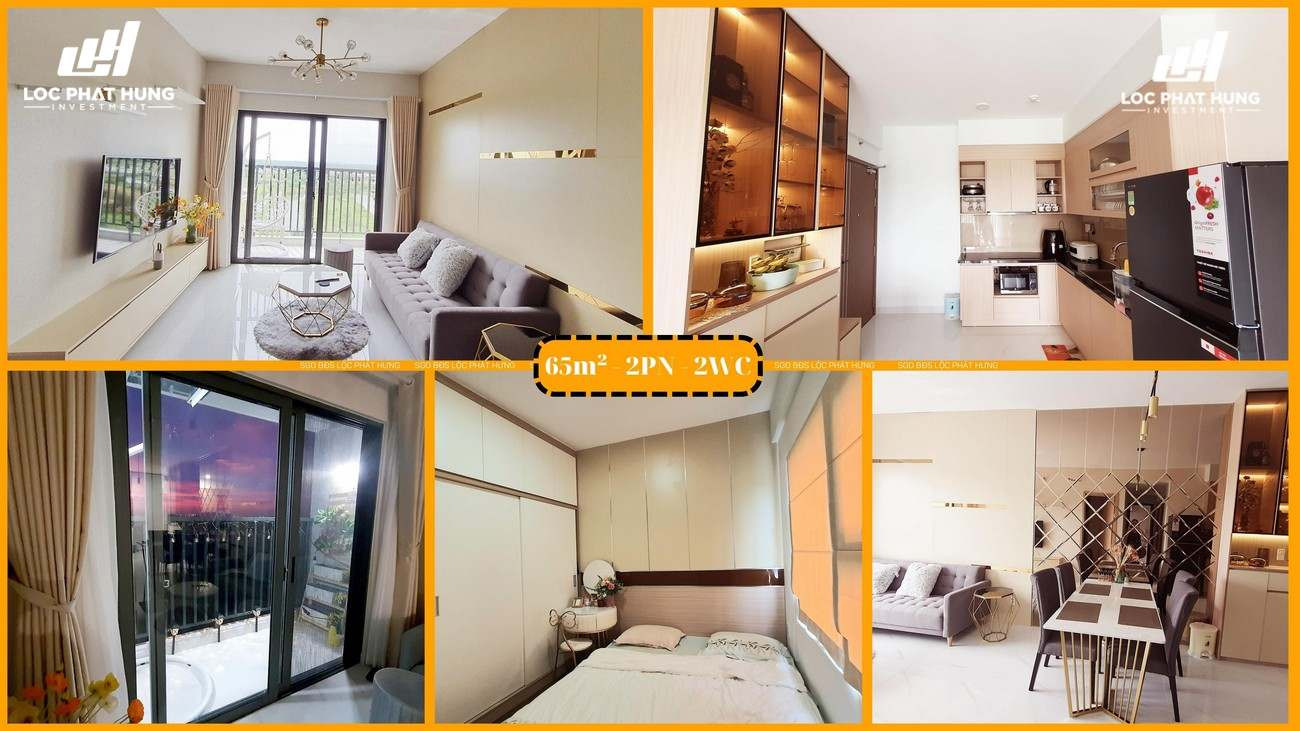 Căn hộ mẫu 2PN 2WC Vista Land