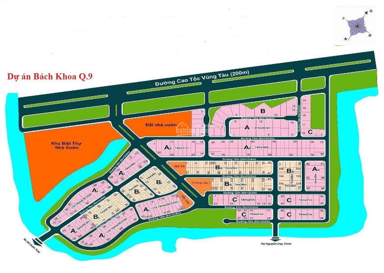 Cảnh quan tổng thể của Khu dân cư Đại học Bách Khoa Quận 9