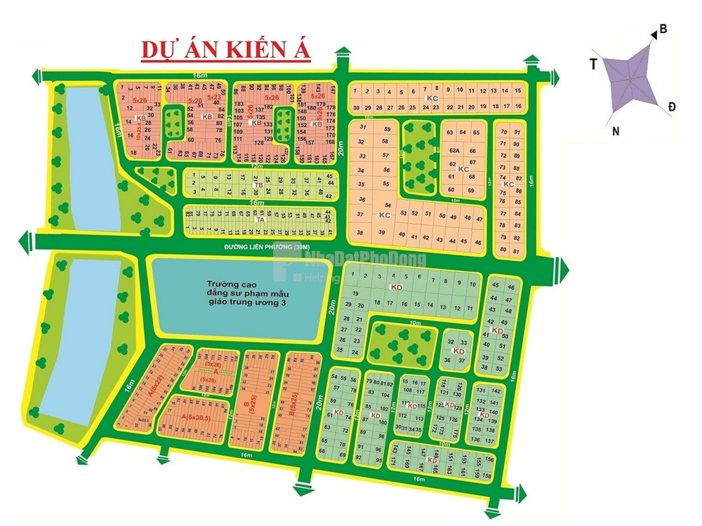 Công viên cây xanh và không gian xanh mát tại Khu dân cư Kiến Á