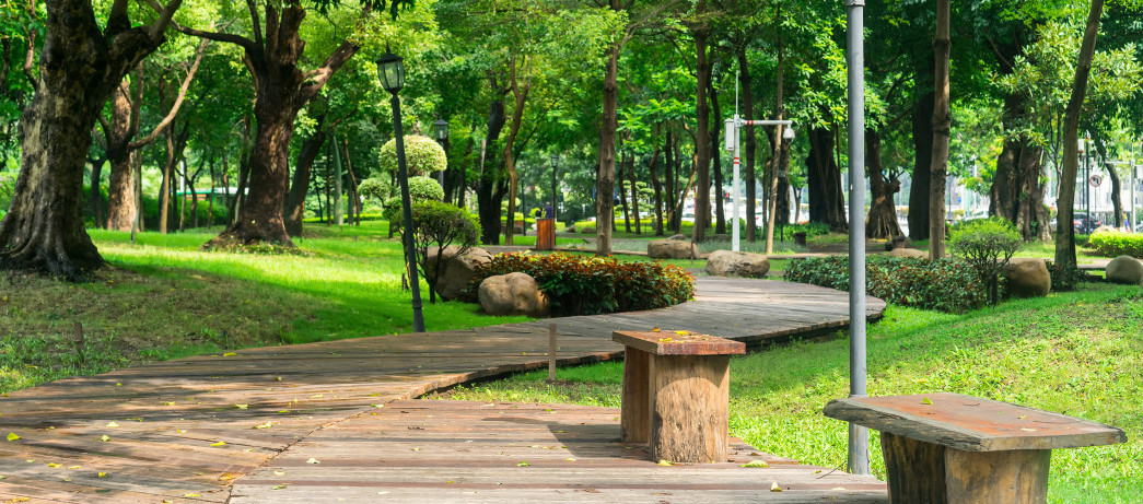 Công viên xanh mát tại dự án Nhà Xinh Residential