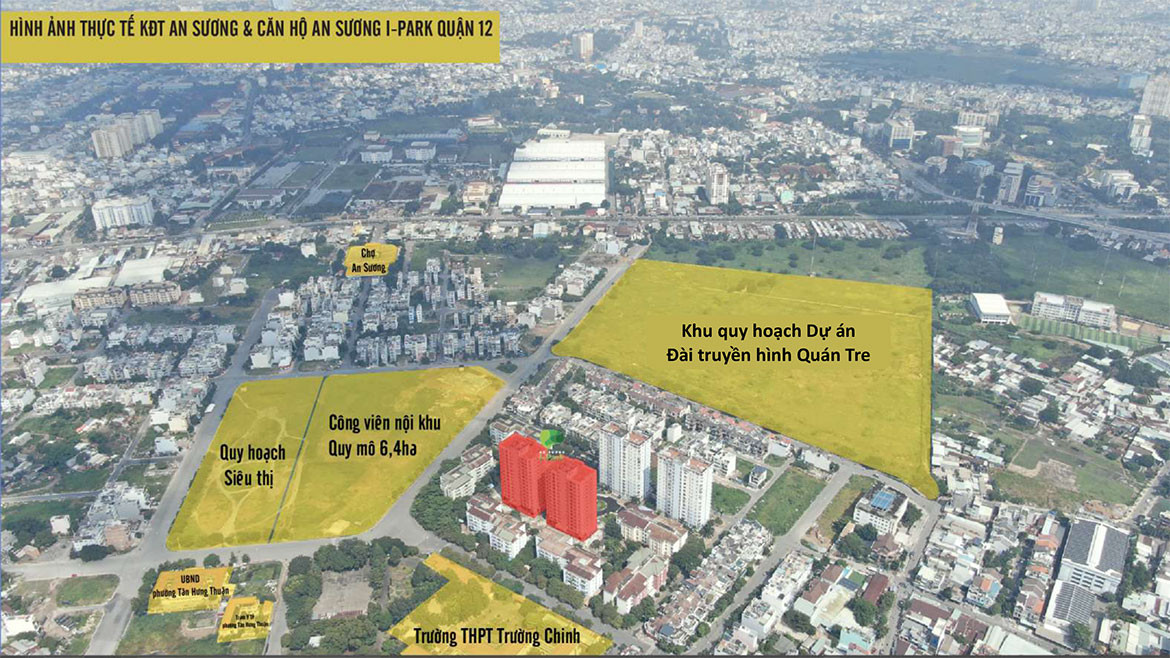 Hồ bơi xanh mát tại khu tiện ích nội khu I-Park An Sương