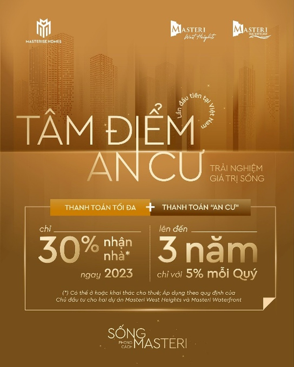 Khách hàng nhận ưu đãi tài chính từ chính sách Masterise Homes