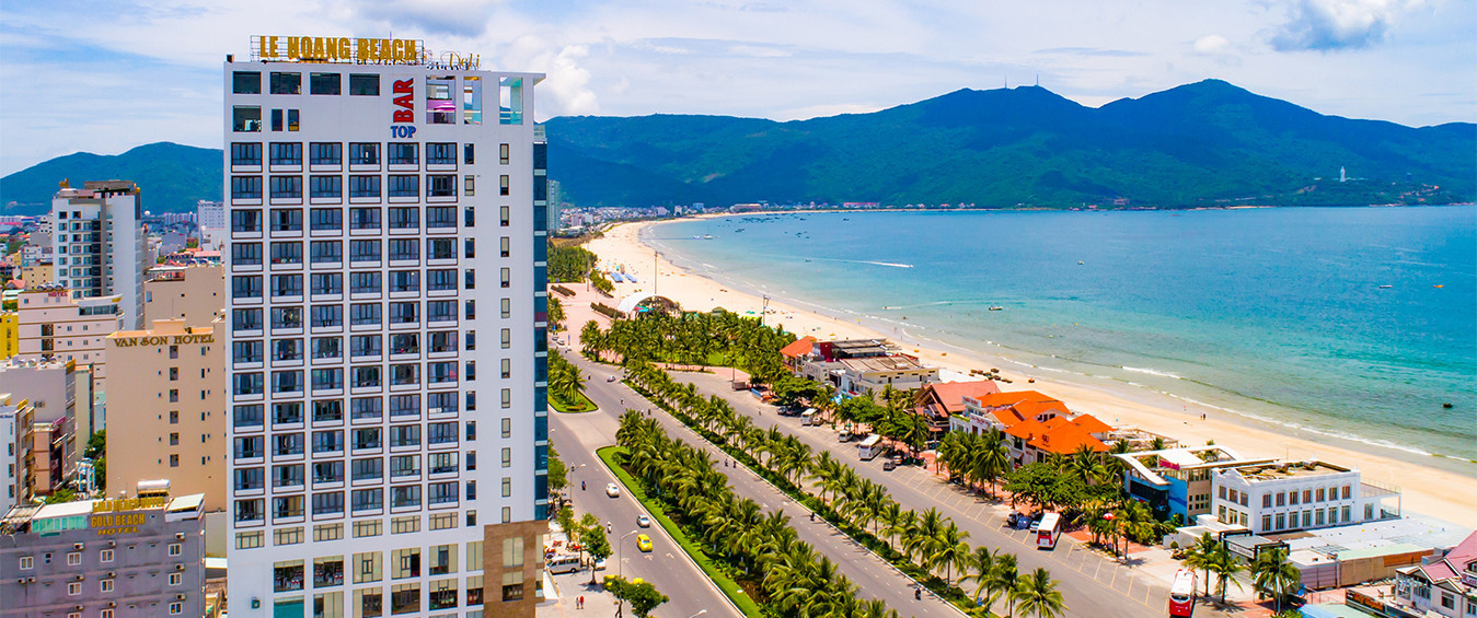 Khách sạn Lê Hoàng Beach Hotel Đà Nẵng với kiến trúc hiện đại